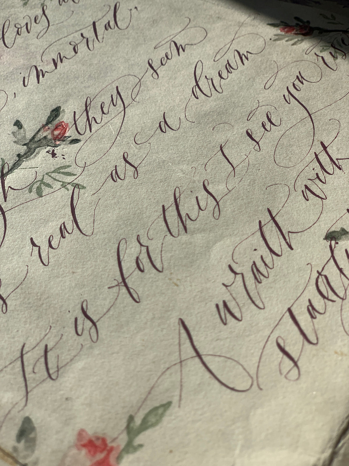 Filigraphy Roses Victorian Roses - The Originals - Calligraphy Collection – Print~Sisters