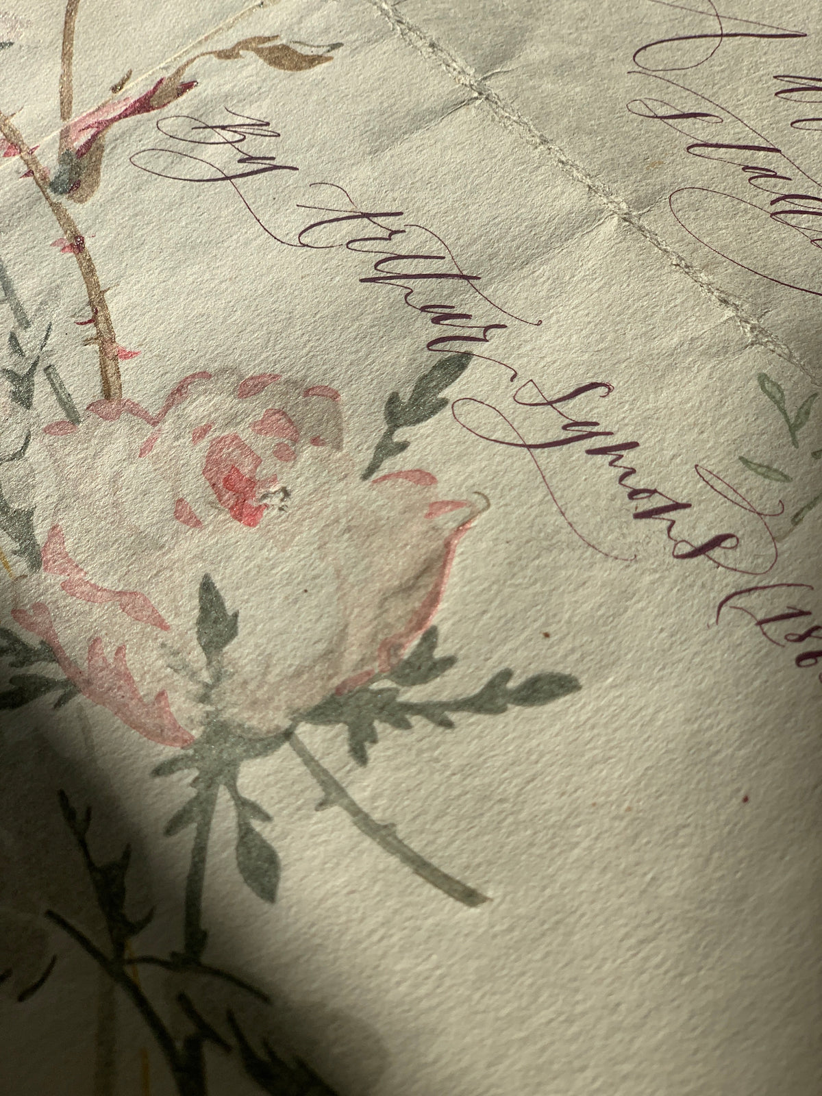 Filigraphy Roses Victorian Roses - The Originals - Calligraphy Collection – Print~Sisters