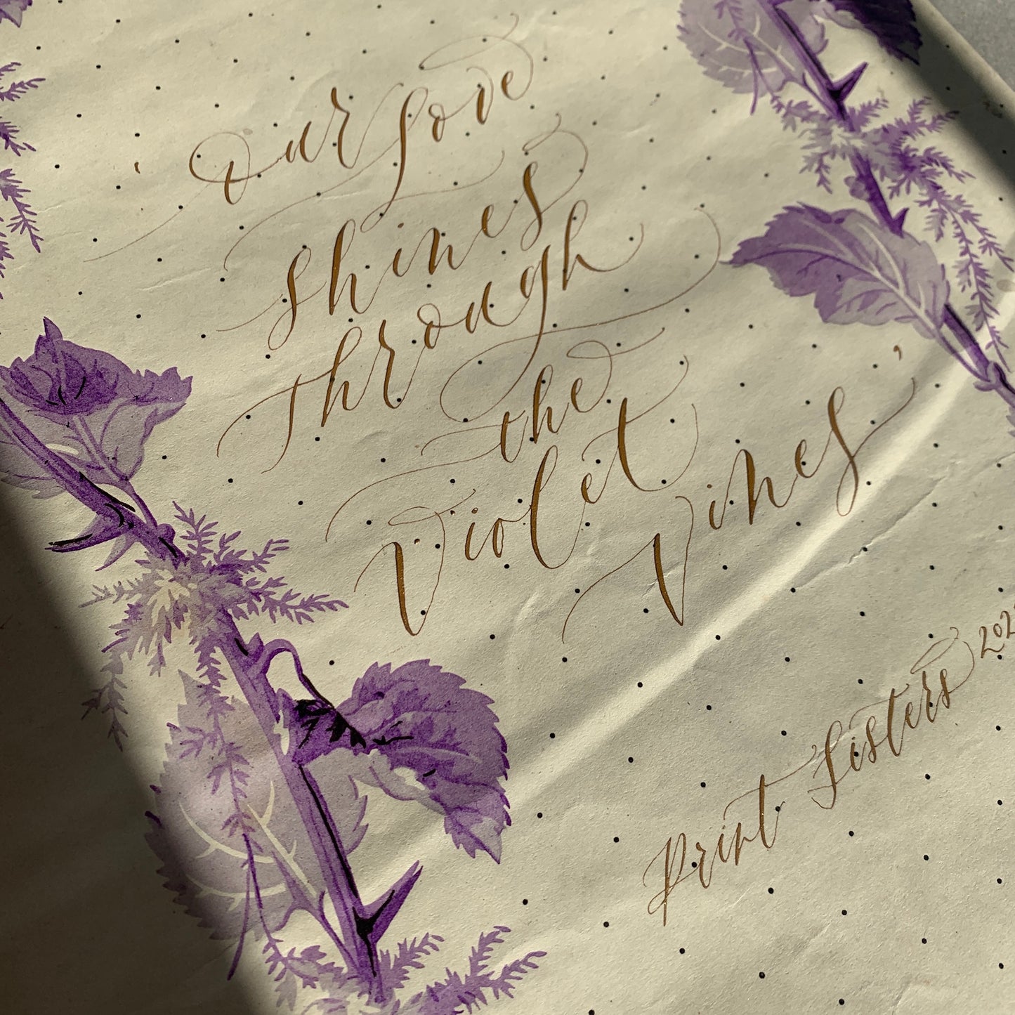 Violet Vines - The Originals - Calligraphy Collection