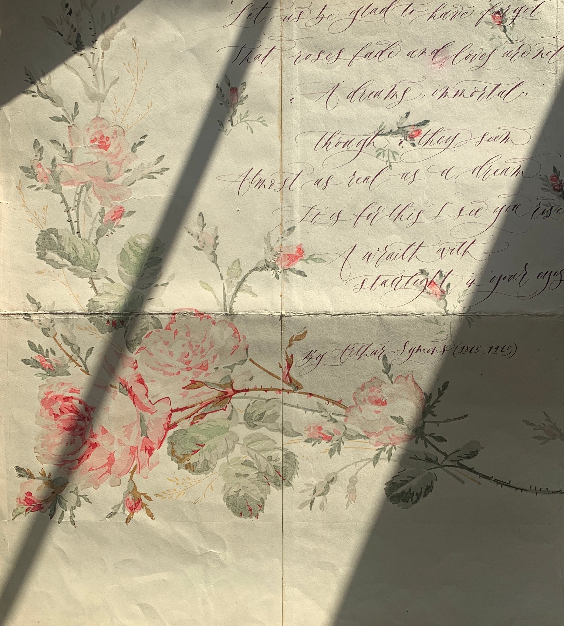 Victorian Roses - The Originals - Calligraphy Collection – Print~Sisters